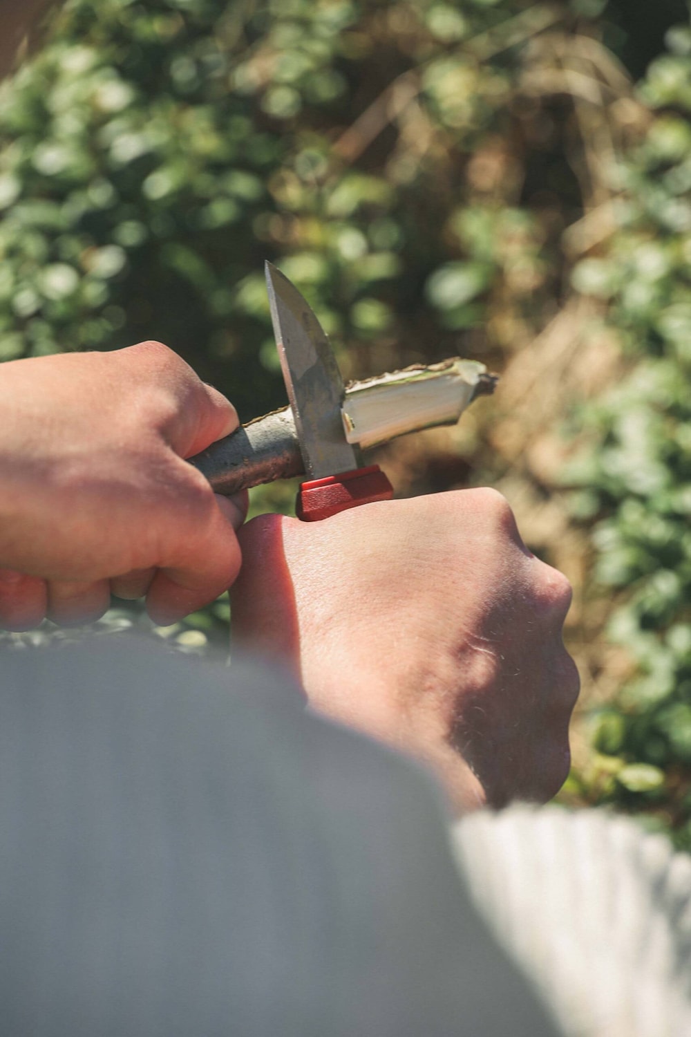 Morakniv Eldris Röd Kamintillbehör och redskap miljöbild
